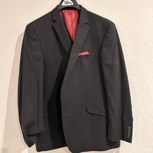 Hugo Boss Black Blazer with Red Accents